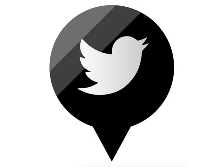 Twitter Free Social Media Pin Icon Design 1 – UI Design, Motion Design