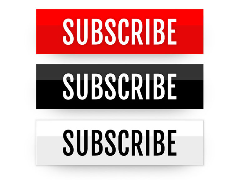 Free YouTube Subscribe Button PNGS #6 – UI Design, Motion Design & 2D ...