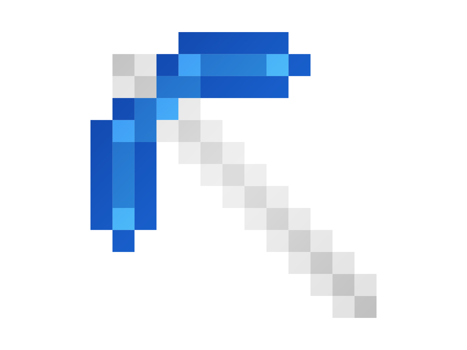 PickAxe Minecraft Pixel Icon Design Inspiration